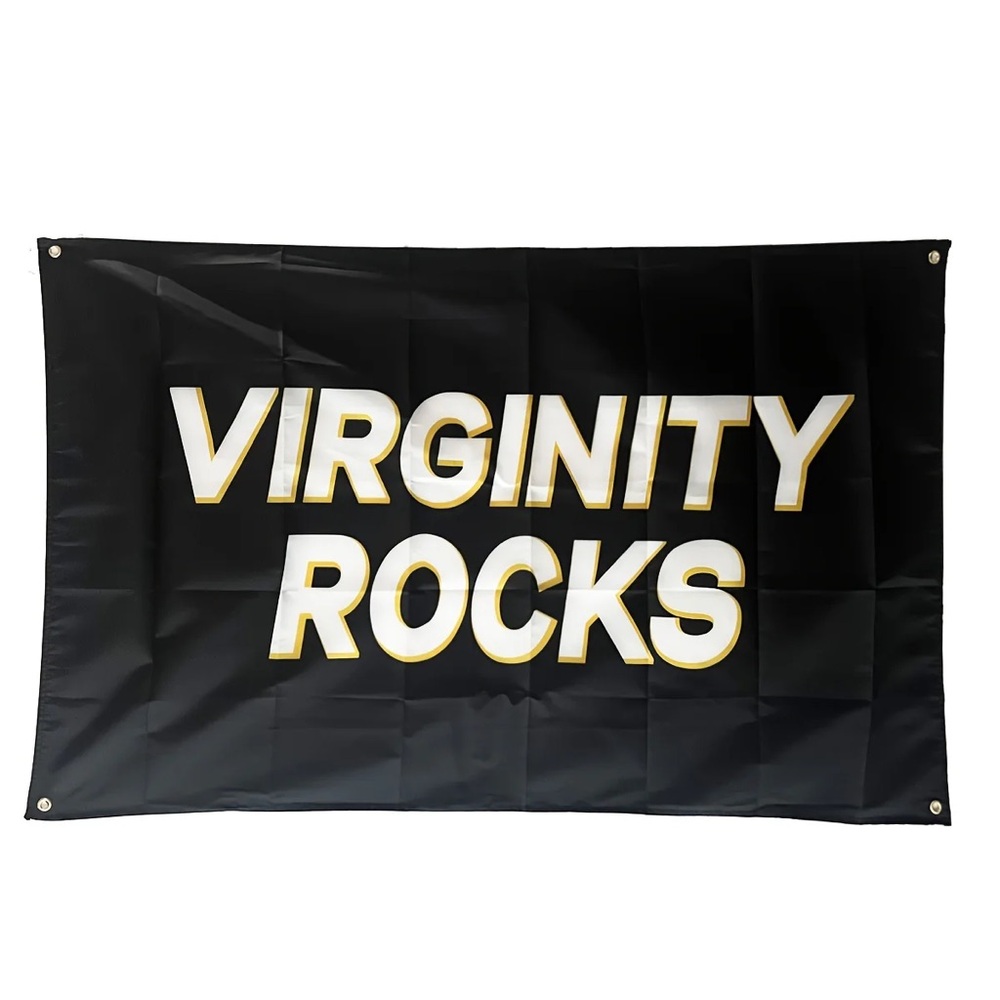 Danny Duncan “Virginity Rocks” Wall Flag Tapestry